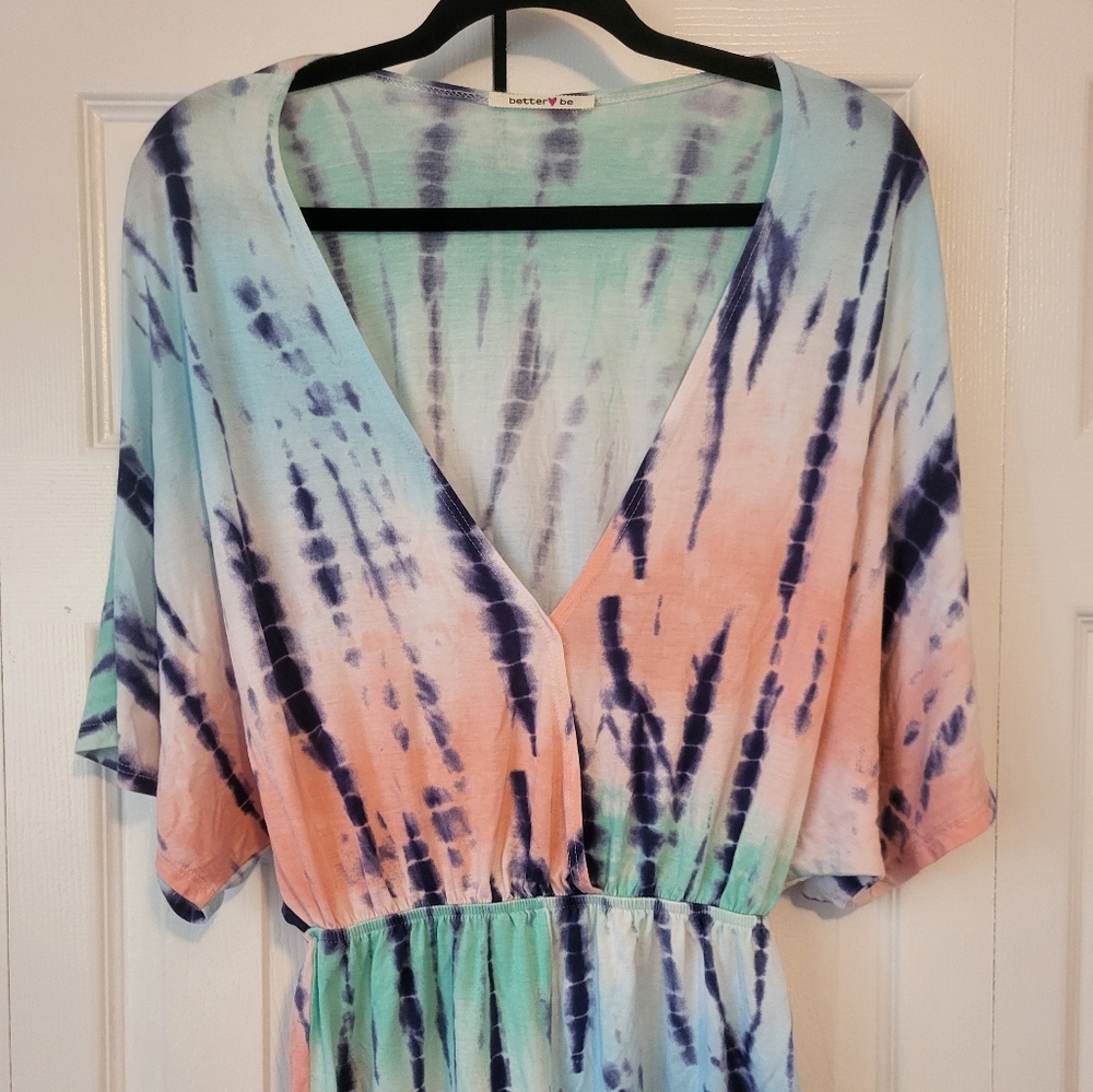 Better ❤️ Be Tie Dye Short Romper M